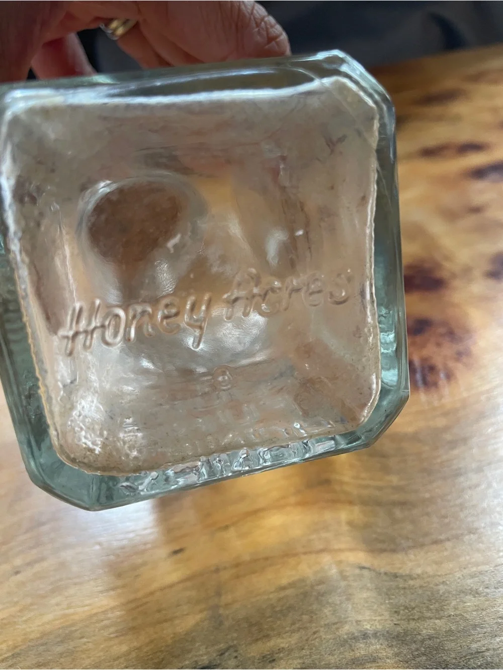 Vintage Honey Acres 1 Pound Honey Bottle